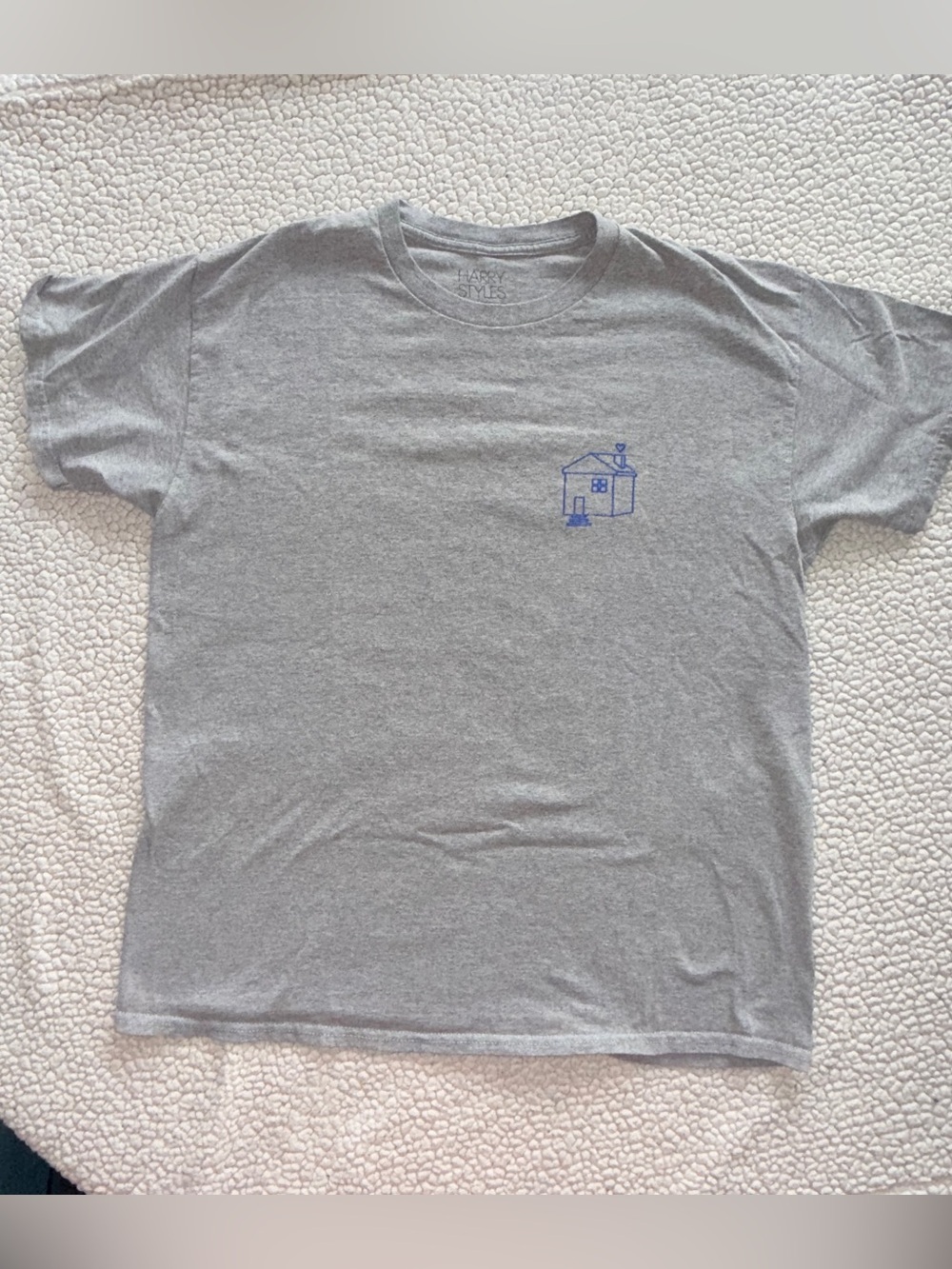 Harry Styles - Harry's House Gray and Blue Graphic Tee - Large